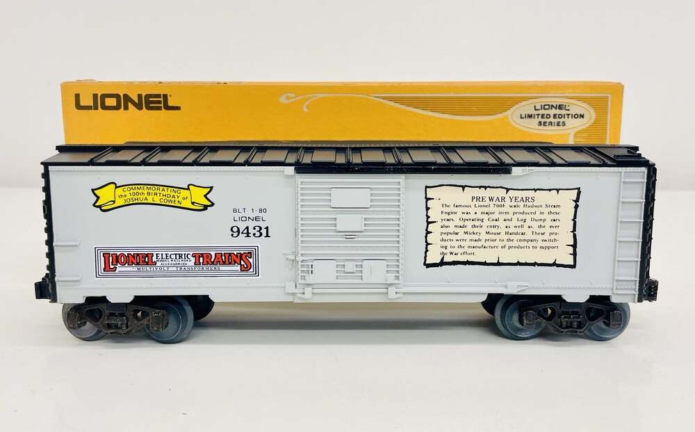 Lionel Joshua Cowen The Pre War Years Box Car 6-9431 New